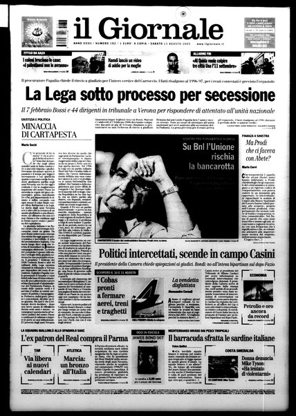 Il giornale : quotidiano del mattino